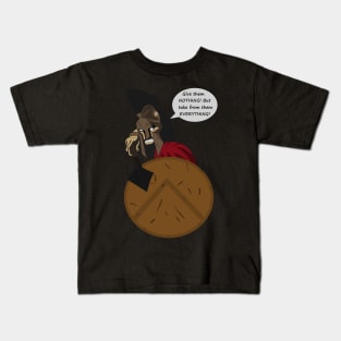 leonidas OUR KING! Kids T-Shirt